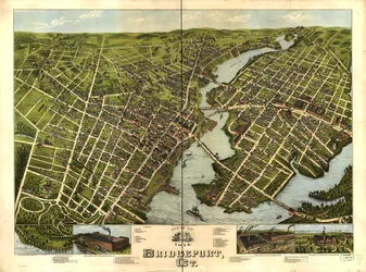 View of Bridgeport, Ct. 1875