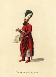 Subaltern officer of the Janissaries, the Ottoman infantry