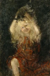 Girl with Cat