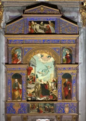 Polyptych of Martyrdom with the Toothed Wheel of Saint Catherine of Alexandria