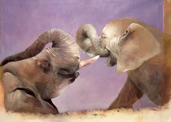 Elephants at Play