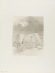 And He Discerns an Arid, Knoll-Covered Plain, plate 7 of 24