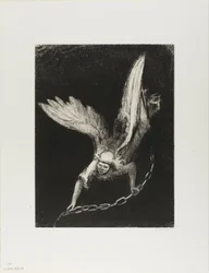 And I Saw an Angel Come Down from Heaven, Having the Key of the Bottomless Pit and a Great Chain in His Hand, plate 8 of 12