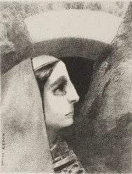 Before the Black Sun of Melancholy, Lenore Appears, plate two from To Edgar Poe