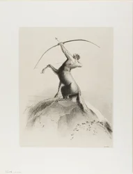 Centaur Aiming at the Clouds