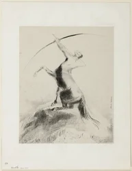 Centaur Aiming at the Clouds