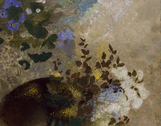 Flowers in a Black Vase, c. 1909-10