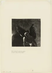 Glory and Praise to You, Satan, in the Heights of Heaven, Where You Reigned, and in the Depths of Hell, Where, Vanquished, You Dream in Silence!, plate 8 of 9