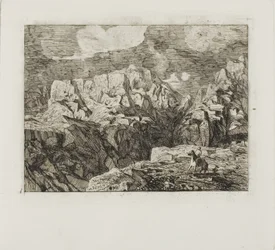 Horseman in the Mountains