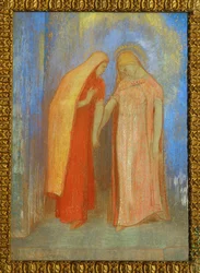 The Visitation - Saint Mary Visits Saint Elisabeth