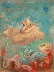 The Chariot of Apollo, by Odilon Redon (1840-1916), c. 1912. French art, 20th century, Symbolism, Nabis. Museum of Modern Art, New York (USA).