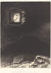 Precarious Glimmering, a Head Suspended