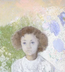 Portrait of Genevieve de Gonet as a child