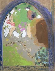 Profile of a Woman at a Window