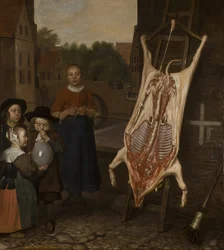 Slaughtered Pig, 1670