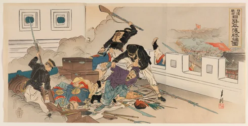 Sino-Japanese War: Japanese Forces at the Victorious Capture of Pyeongyang