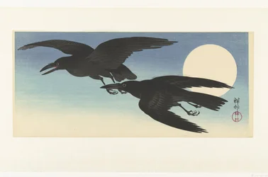 Crows at Full Moon