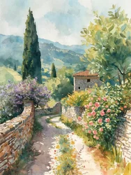 Idyllic Country Path