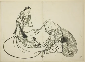 Daikoku revealing the contents of Hotei