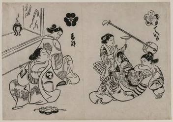 Three Courtesans with a Client
