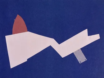 Universal War: Collage work by Olga Rosanova, January 1916