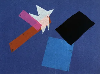 Universal War: Collage work by Olga Rosanova, January 1916