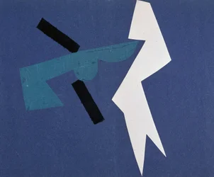 Universal War: Collage work by Olga Rosanova, January 1916