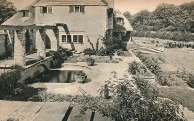 Garden of Wood House Copse, Holmbury St. Mary. Looking East, c1926