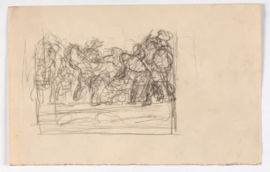 Composition Study with Many Figures