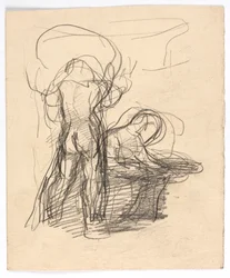 Sketch for "Daedalus and Icarus"
