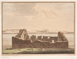 Church Ruin in Greenland. Illustration to W.A. Graah. Expedition to the East Coast of Greenland