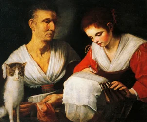 The Lacemaker, by Onofrio Gabrielli