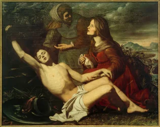 Saint Sebastian Cared for by Saint Irene