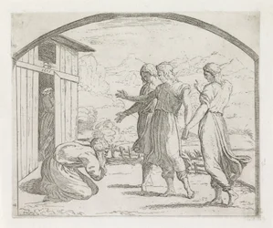 Abraham and the Three Angels (series title: Paintings in the Loggia of Raphael)