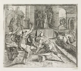 Solomon Builds the Temple in Jerusalem Paintings in the Loggia of Raphael (series title)