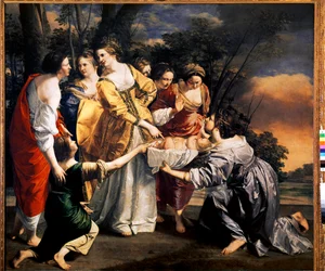 Moses saves the waters of the Nile