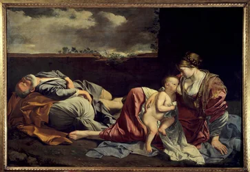 The Rest of the Holy Family During the Flight to Egypt