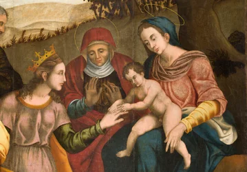 Marriage of St. Catherine (detail)