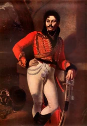 Portrait of Denis Davydov, c1811