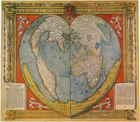 Heart Shaped World Map