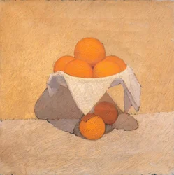 Fruit Stand with Oranges