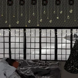 Peaceful Snowy Bedroom