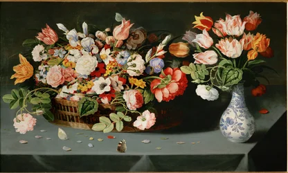 Still Life with Flowers and Butterflies