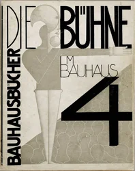 Cover design The stage at the Bauhaus, 1925