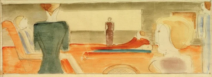 Interior with Six Figures I