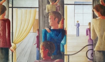 Group of Twelve with Interior. 1930