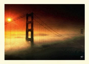 Golden Gate Sunset Fog