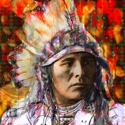 Indigenous Spirit Portrait