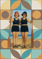 Vintage Beach Paddlers