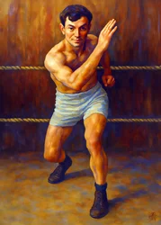 Vintage Boxer Stance